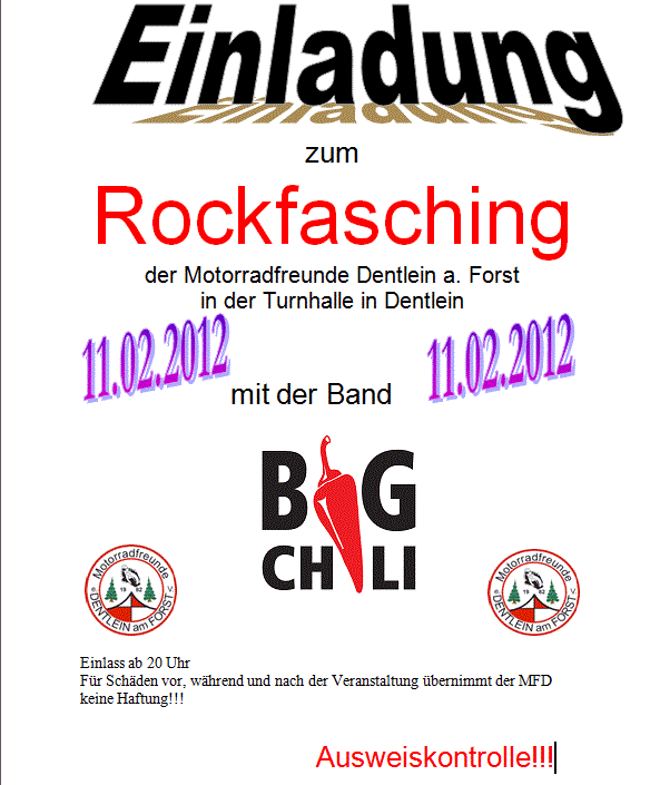 Rockfasching 2012